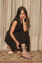 Sandalia Aura Verde